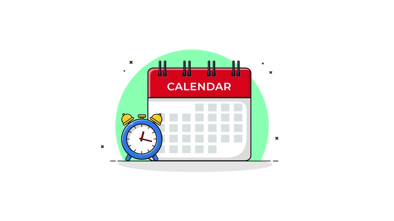 Calendario Animato e Sveglia per la Gestione del Tempo