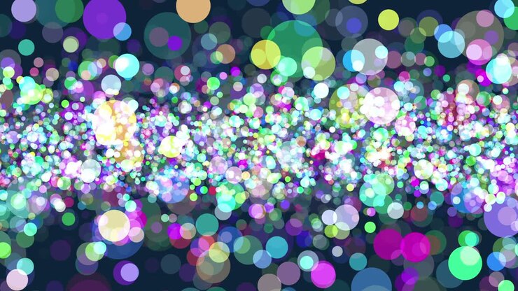 Particelle animate 4K. Sfondo in loop