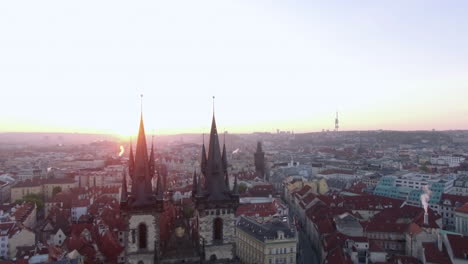 Vista-Aérea-Del-Antiguo-Centro-De-Praga-República-Checa