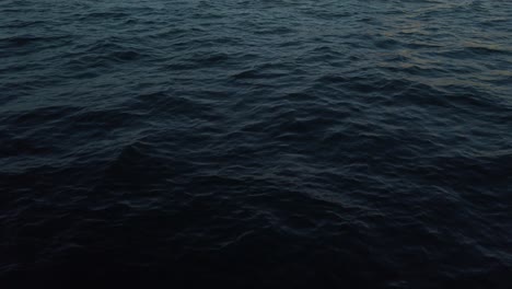 Waves-On-A-Deep-Blue-Ocean-At-Dusk-During-Summer