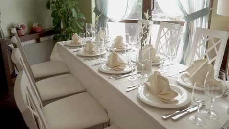 Beautifully Set Table for a Special Occasion