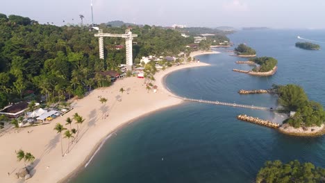 sentosa island beach, singapore