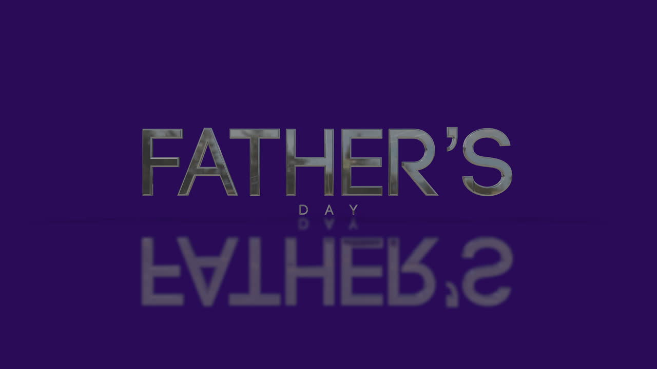 Festeggia la Festa del Papà con un logo vivace verde e viola
