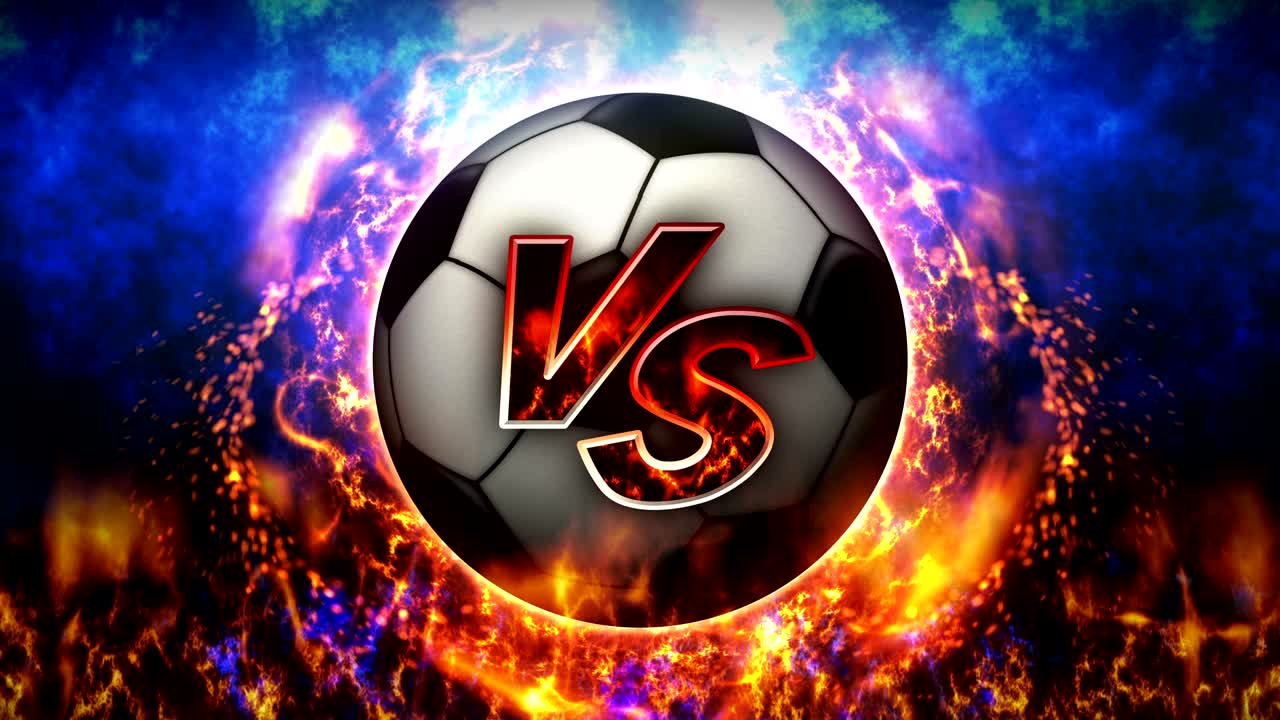 스포츠 싸움 배경, 축구 공, 루프 애니메이션