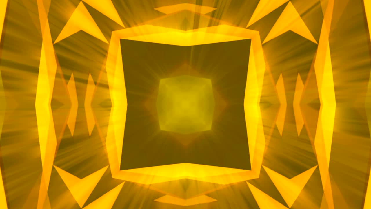 칼레이도스코프 금 보석 패턴 배경 3d 렌더링