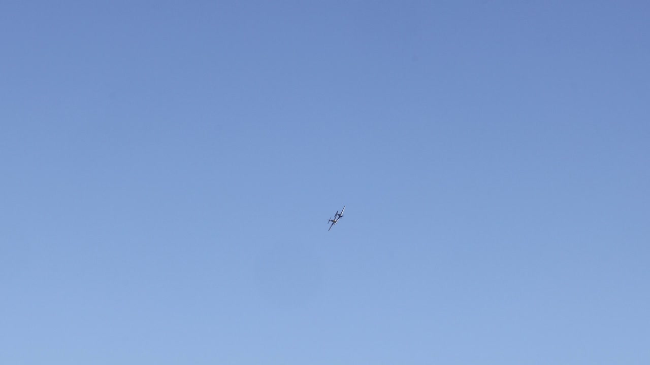 여러 마리의 새들이 파란 하늘을 날아다니고 있습니다.