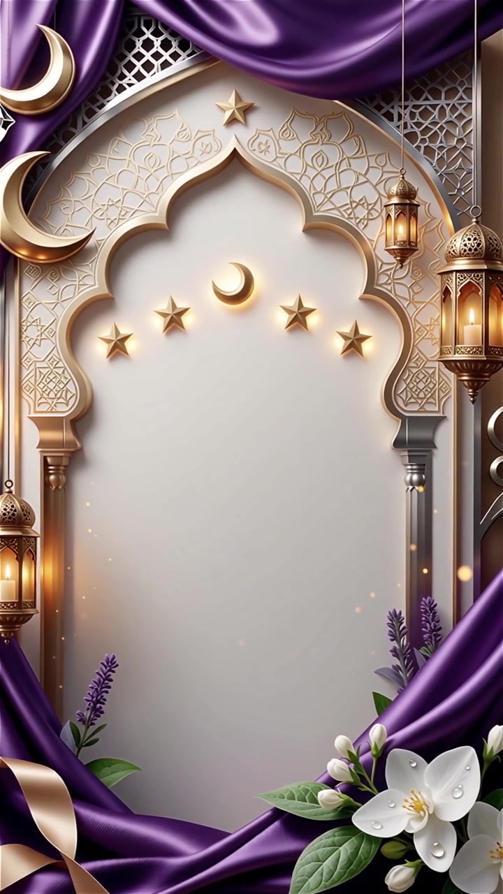 Compleanno del Profeta Maometto Mawlid al-Nabi Sfondo Islamico