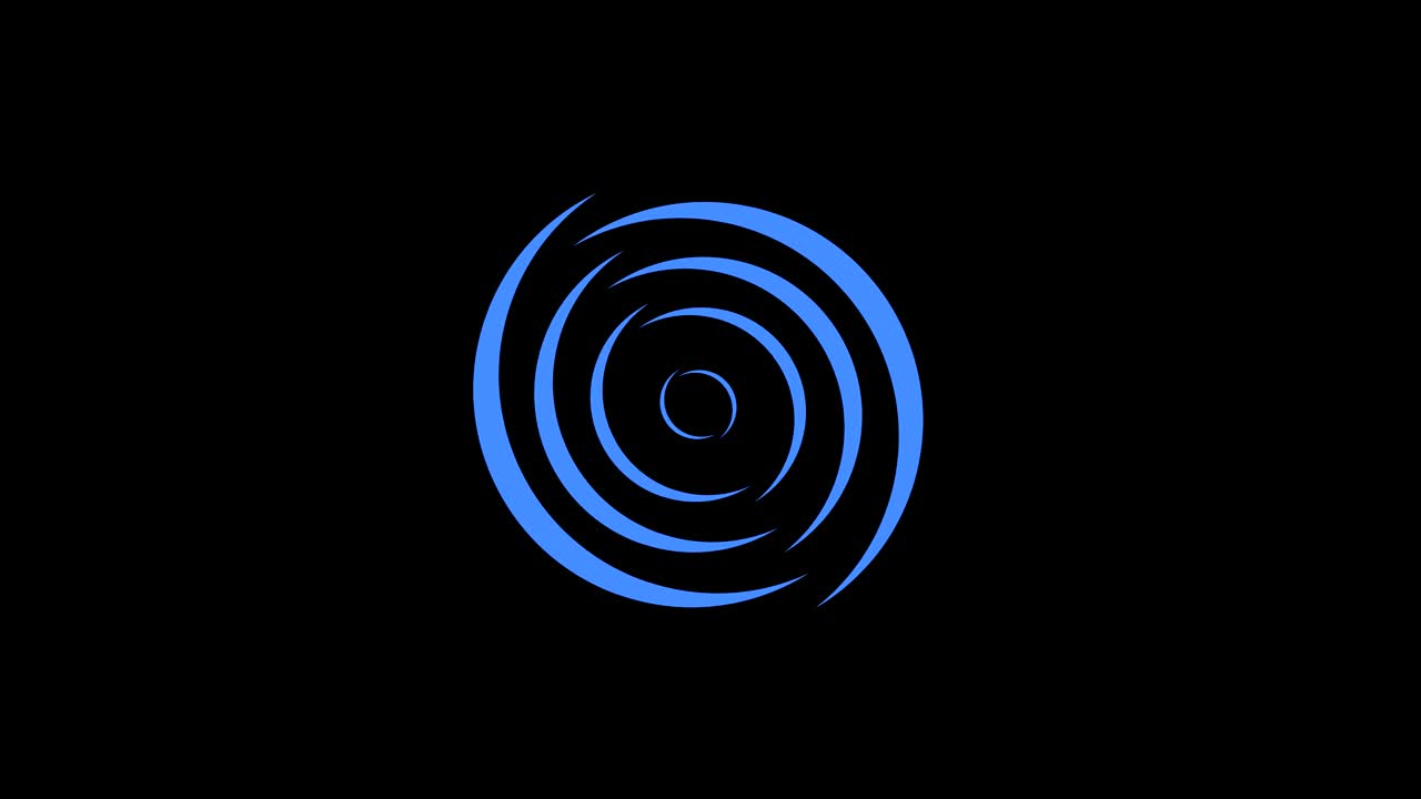 modelo de video 4k con efecto estroboscópico e hipnótico, en formato de video 16: 9.
