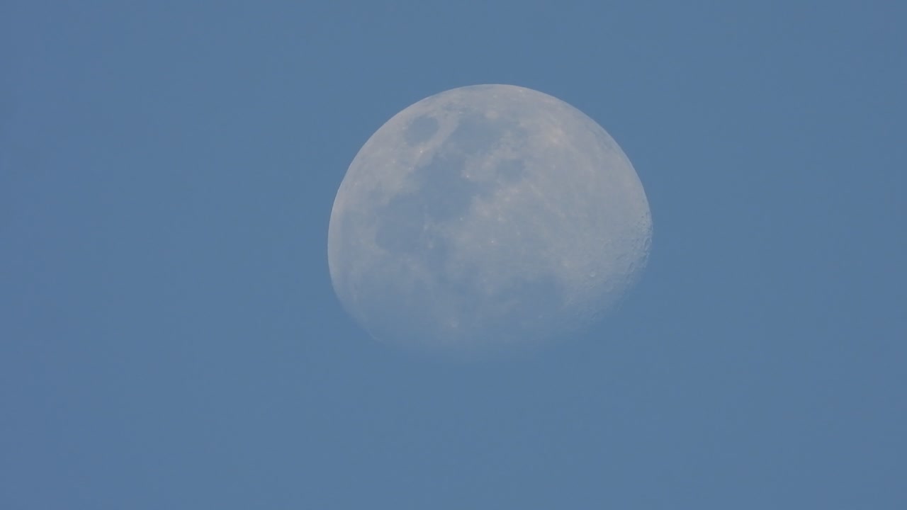 클로즈업 아름다운 달.하늘