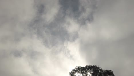 extremely cloudy sky on guanajuato méxico