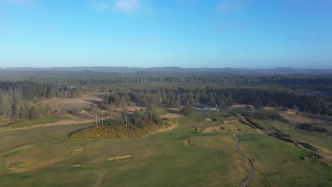 bandon dunes 양 목장 골프 코스, 공중 비행