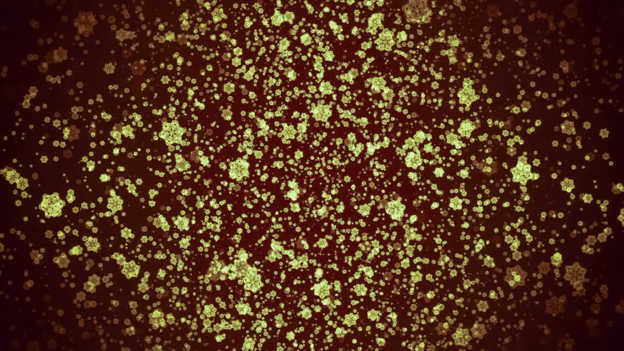 골든 스노우플레이크 패턴 배경