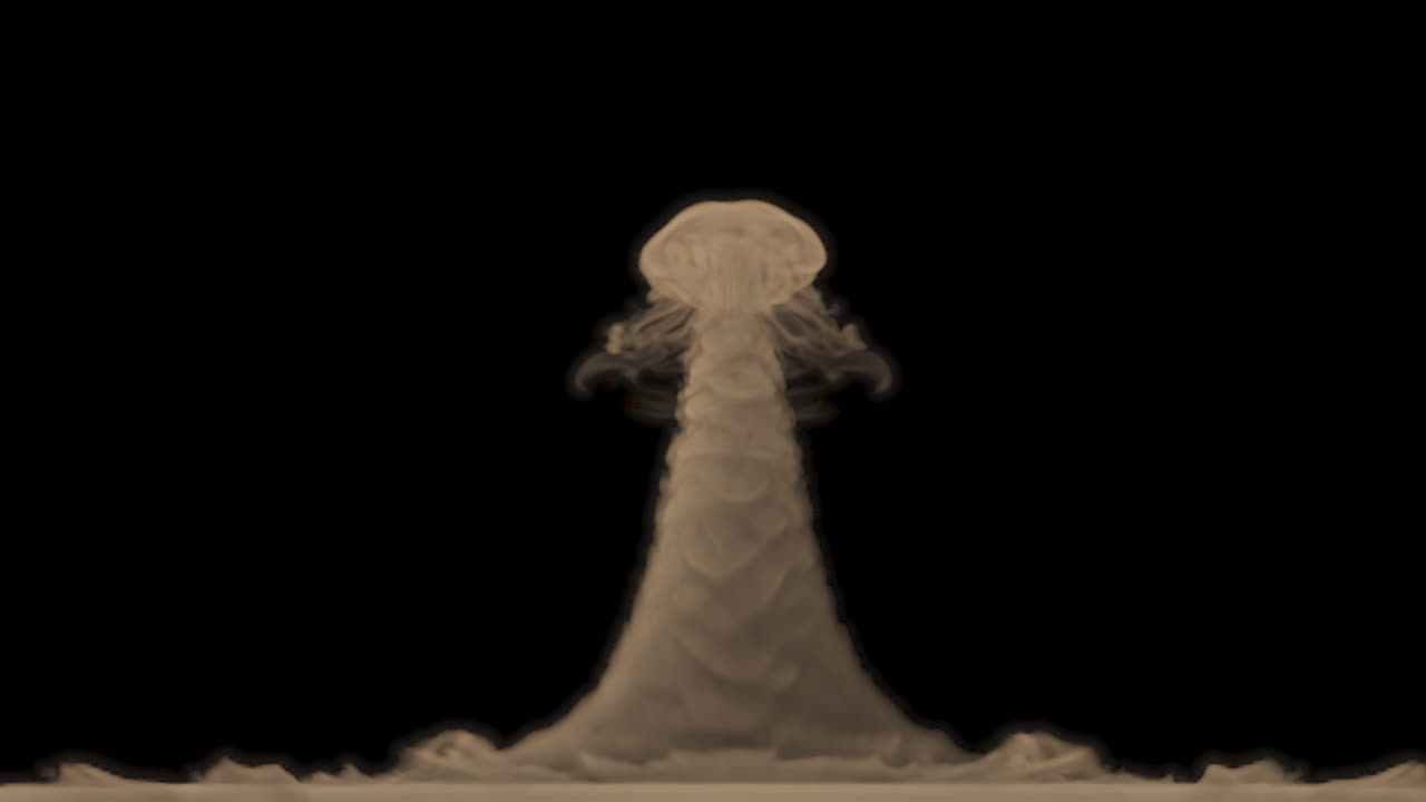 추상적인 연기 시레이션