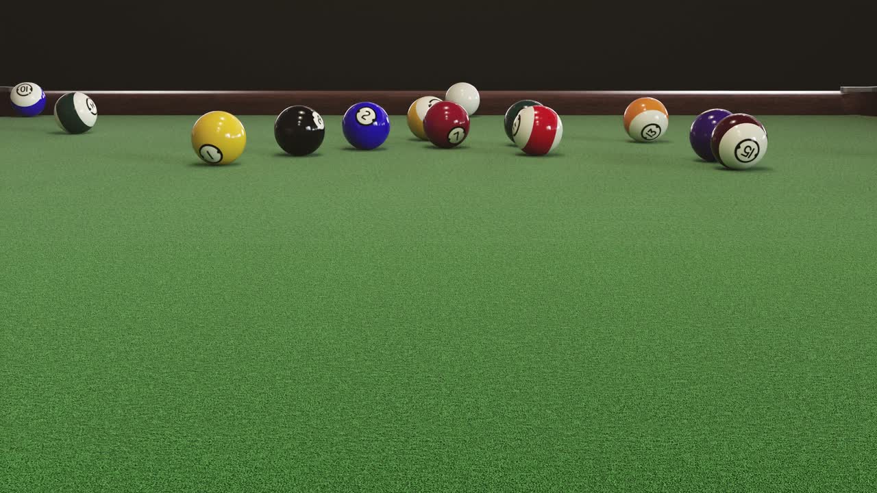 빌리어드 게임 의 시작