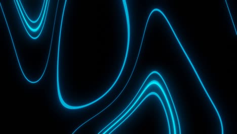 fondo abstracto de estilo neón azul. bucle sin costuras