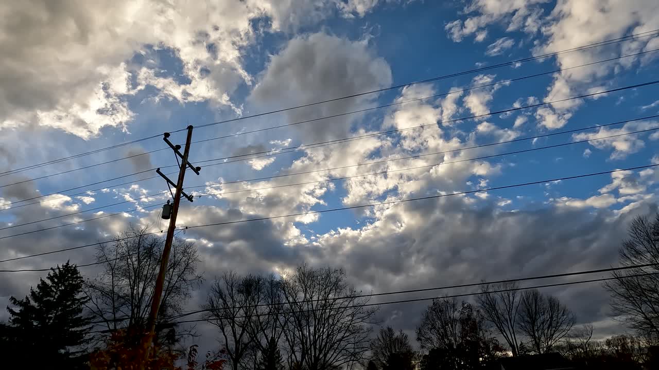 부드러운 화려한 하늘 황혼