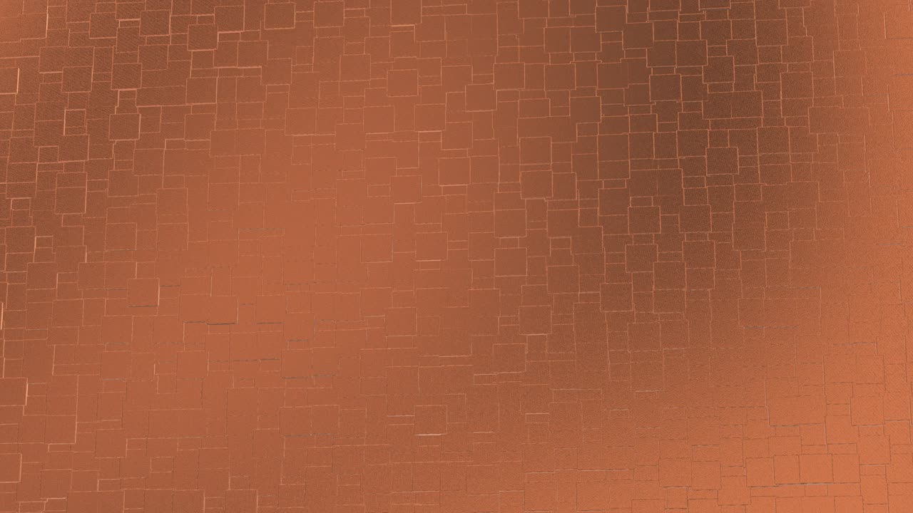 추상적인 기하학적 장미 황금 배경 포일 타일 텍스처 원활한 루프 배경 3d 렌더링