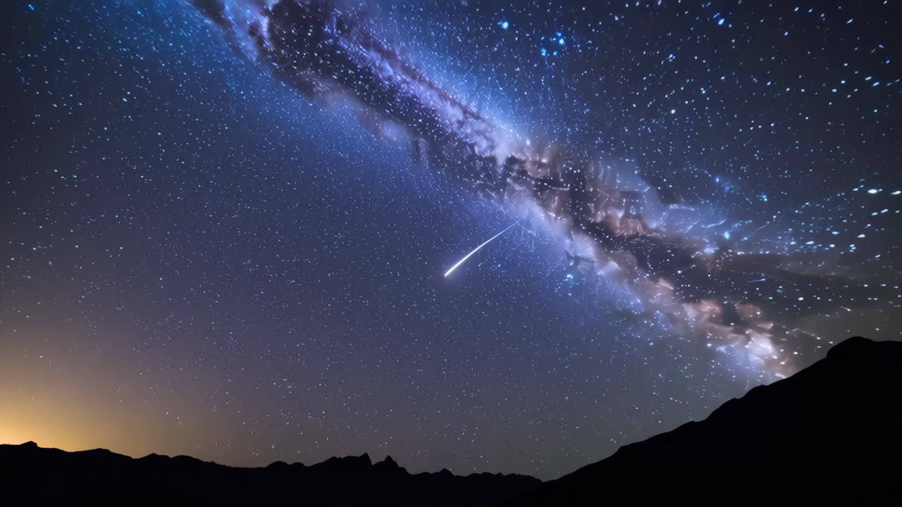 산들을 가로지르는 우유의 길