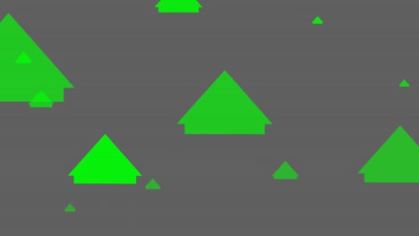 animation of green arrows pointing up moving on grey background