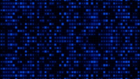 blue square flickering particle animation