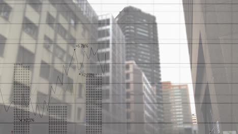 Animation-of-financial-data-processing-over-cityscape