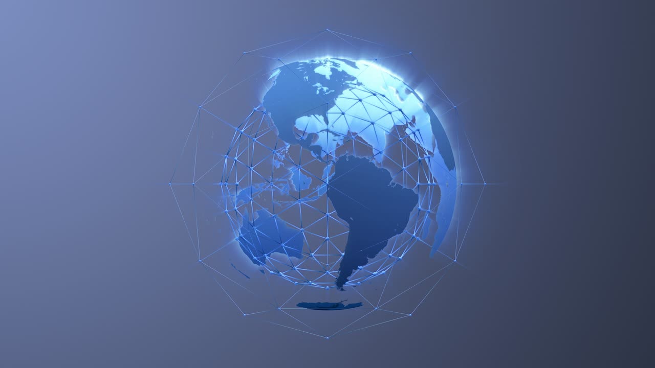 globo tecnológico abstracto