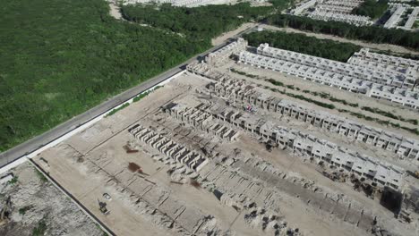 aerial capture of low cost housing for the poor in porto alto, mexico