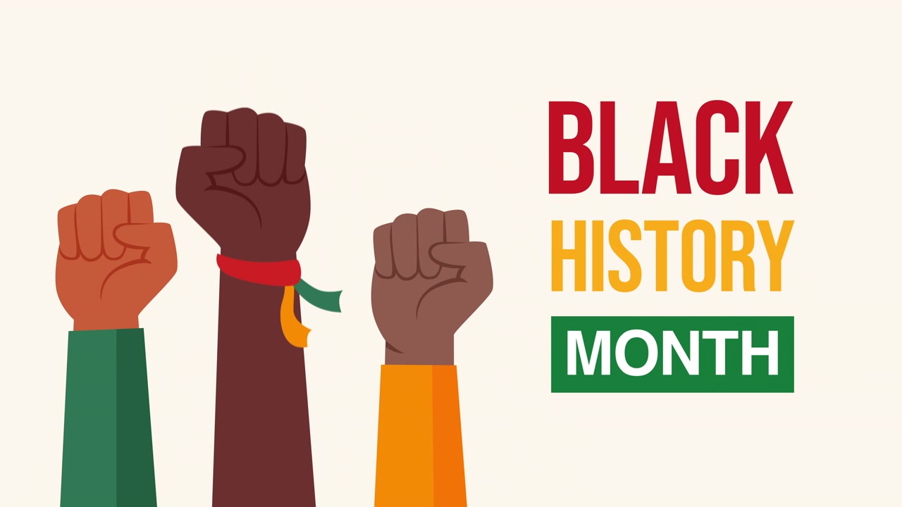 Diverse Fists Raised in Unity for Black History Month
