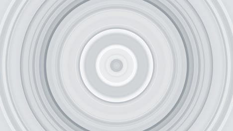 concentric circles geometric white abstract background