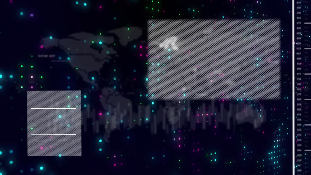 Map dashboard starting from South America hotspot, shifting panels and updating metrics