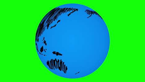 rotating painted earth