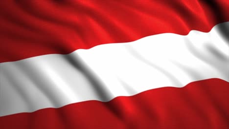 austrian flag waving