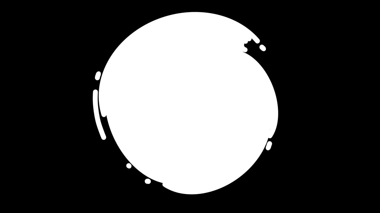 손으로 그린 색 반점, 브러쉬 스트로크, 페인트 얼룩, 얼룩, 스플래시, 투명한 배경에 텍스트, 로고를위한 장소와 함께 얼룩의 애니메이션 루프 스케치.