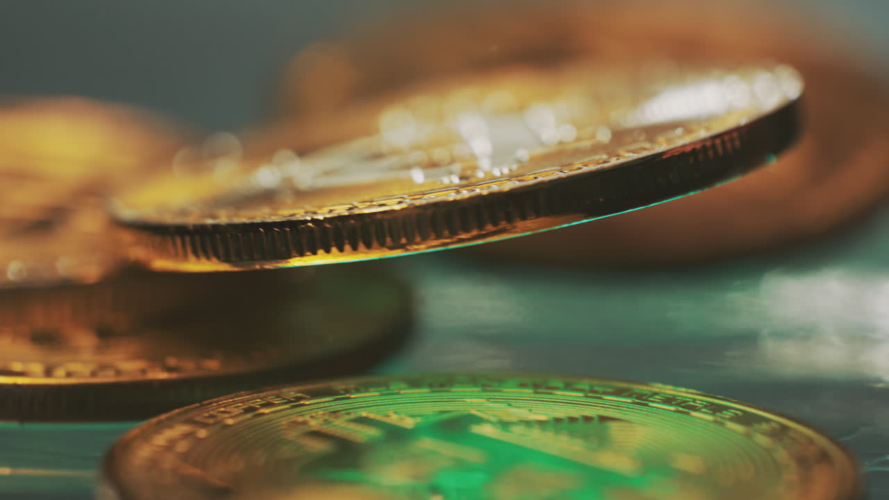 las monedas de bitcoin