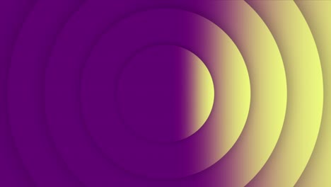 deep yellow and purple gradient vertigo circles