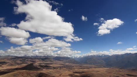 聖谷和安第斯山脈的全景