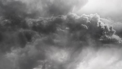 tormenta eléctrica durante la noche. 4k