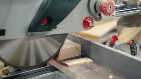 woodworking process with circular saw