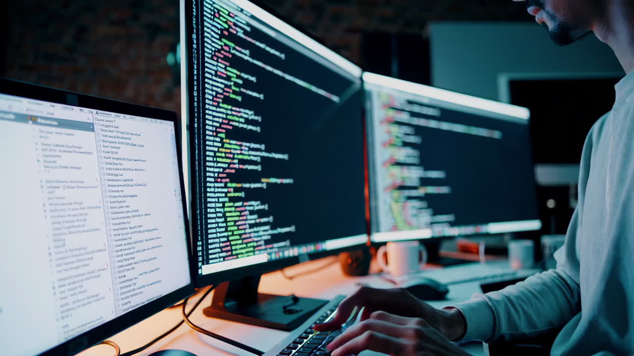 Nighttime Coding Session