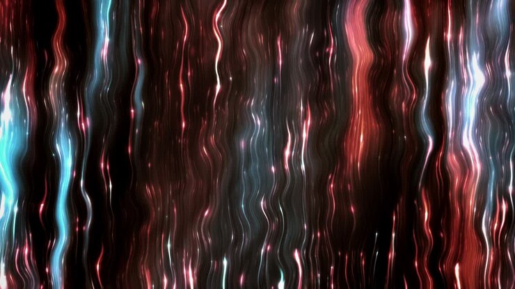 Festive Abstract Copper and Blue Light Streaks Luxury Lounge Background Loop