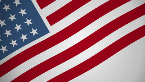 motion graphic of usa flag background