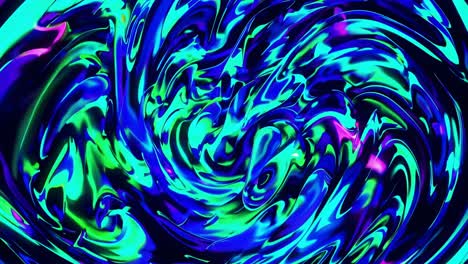 swirling metallic liquid creates mesmerizing abstract patterns in vibrant shades of blue, purple, and turquoise, forming a dynamic and visually captivating composition