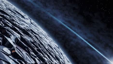 paisaje de un planeta alienígena