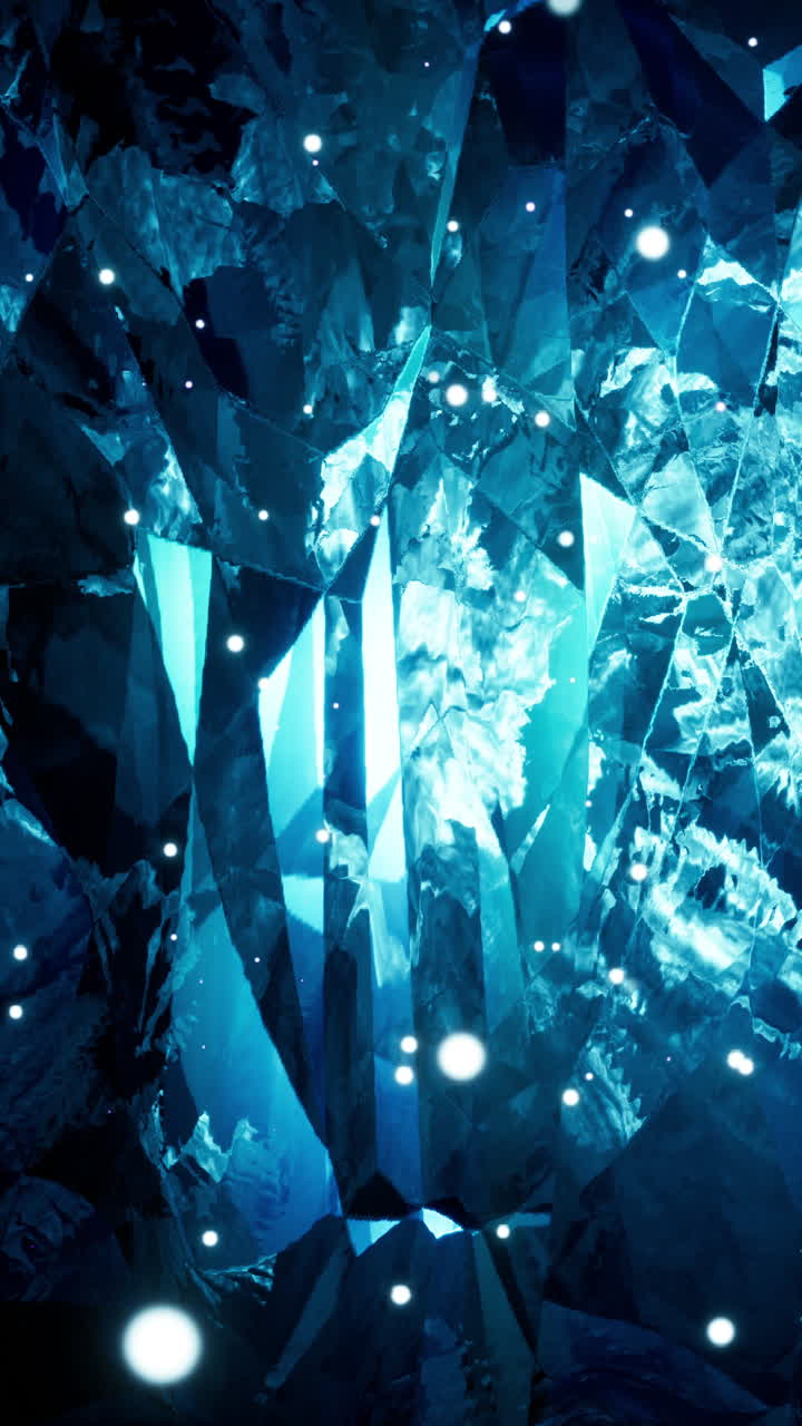 추상적인 파란색 기하학적 배경과 반이는 반이는 질감