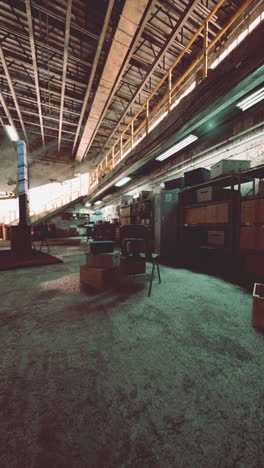 almacén industrial abandonado