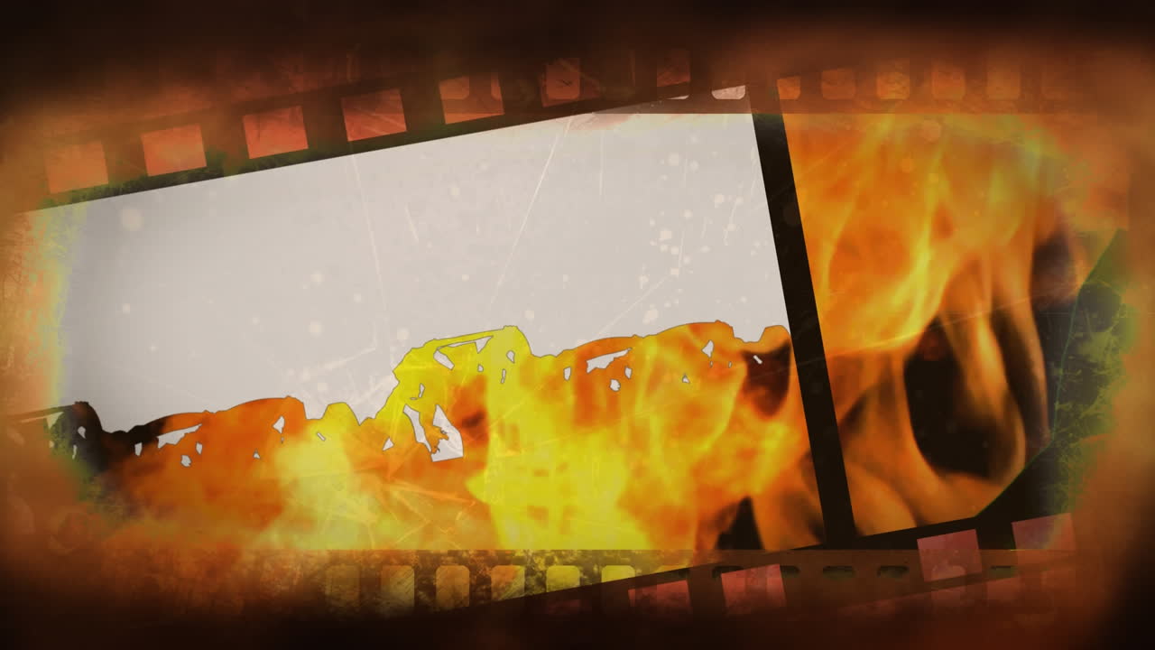 vieja cinta de película video