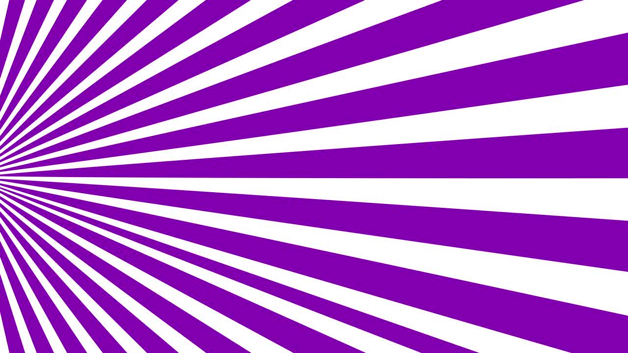 el sol naciente radial estallido bucle movimiento geométrico fondo púrpura blanco