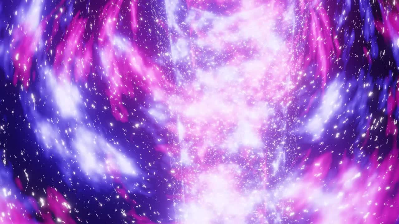 viaggio violetto spaziale attraverso il ciclo di sfondo della galassia vj