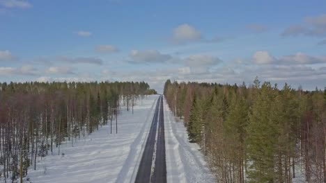 winter icy road conditiond in finnish lapland-4