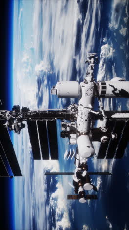 la estación espacial internacional está en órbita alrededor de la tierra.